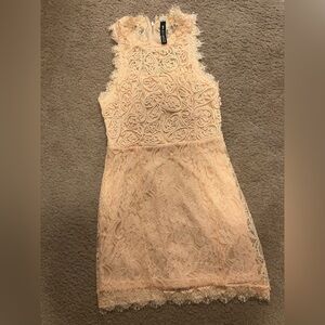 Design Lab size medium peach dress